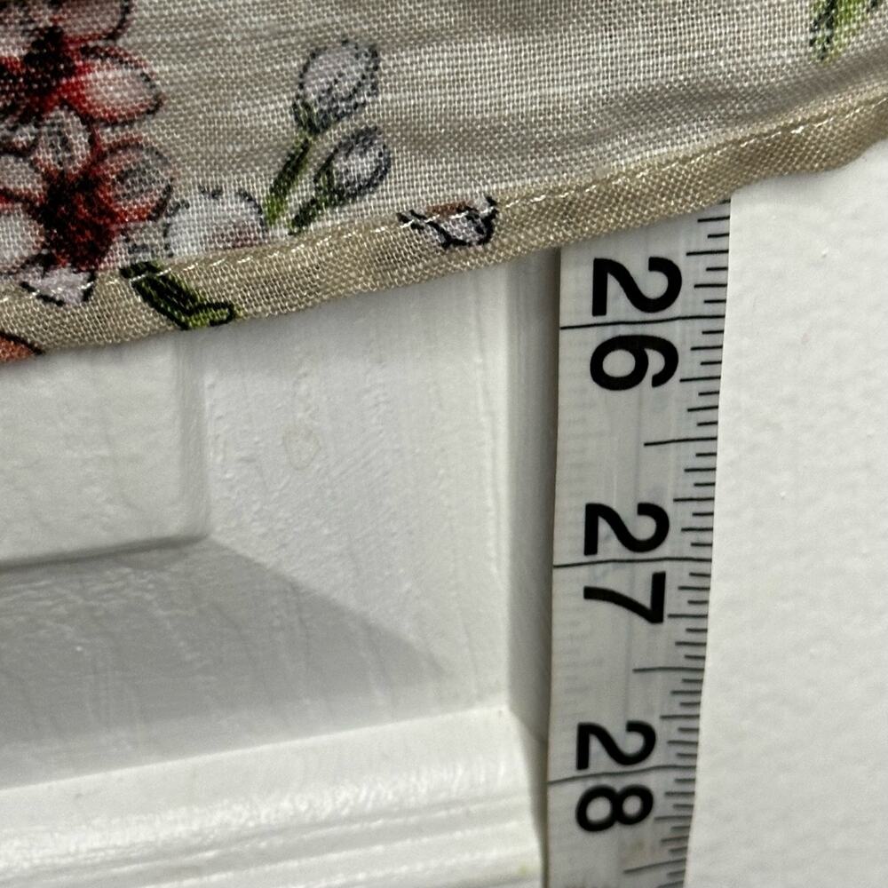 VTG Hester & Orchard Linen Blend Floral Blouse XL Cottagecore Button Front Top - Picture 9 of 14